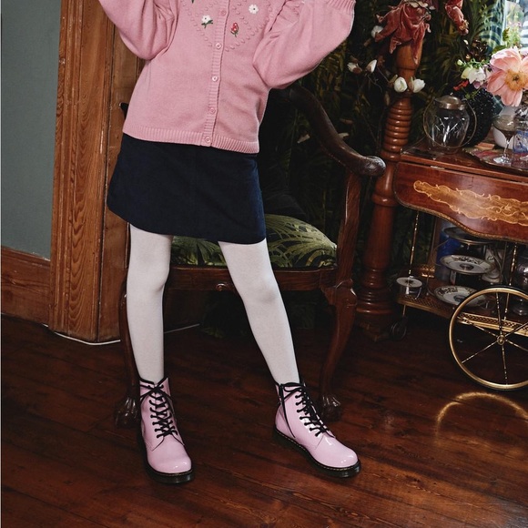 Dr. Martens Other - Dr. Martens YOUTH 1460 Pink PATENT LEATHER LACE UP BOOTS Size 3